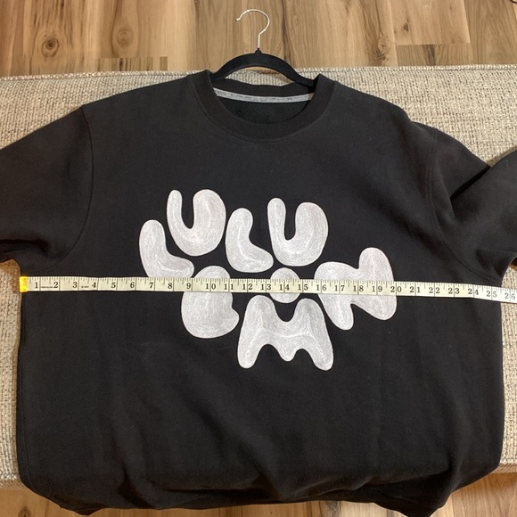 RARE Lululemon Steady State Embroidered Oversized Pullover Unisex Sample Sale 🖤 - Picture 6 of 9